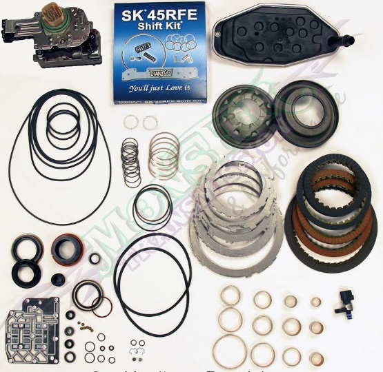 45RFE / 545RFE Mega Monster Transmission Complete Rebuild Kit - Click Image to Close